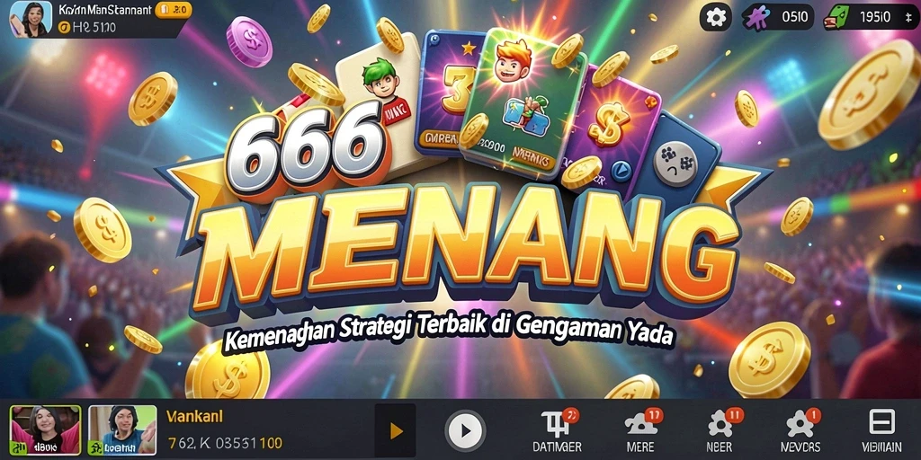 Screenshot 666MENANG menampilkan aksi strategis seru dalam permainan.