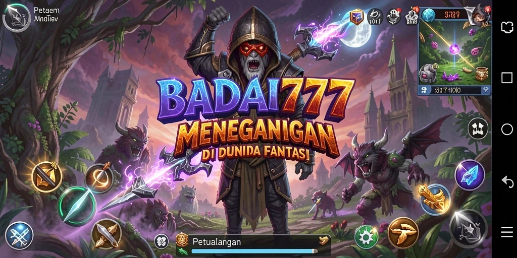 Tampilan menakjubkan dari gameplay petualangan BADAI777.