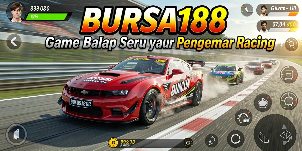 Tampilan gameplay Racing yang mendebarkan di BURSA188.