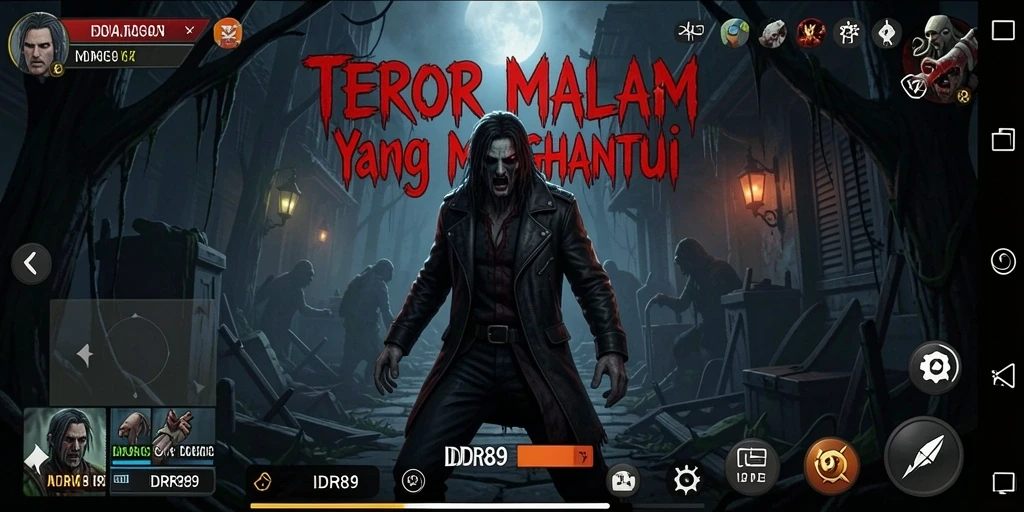 Gameplay mendebarkan dan atmosfer kegelapan dalam IDR89.