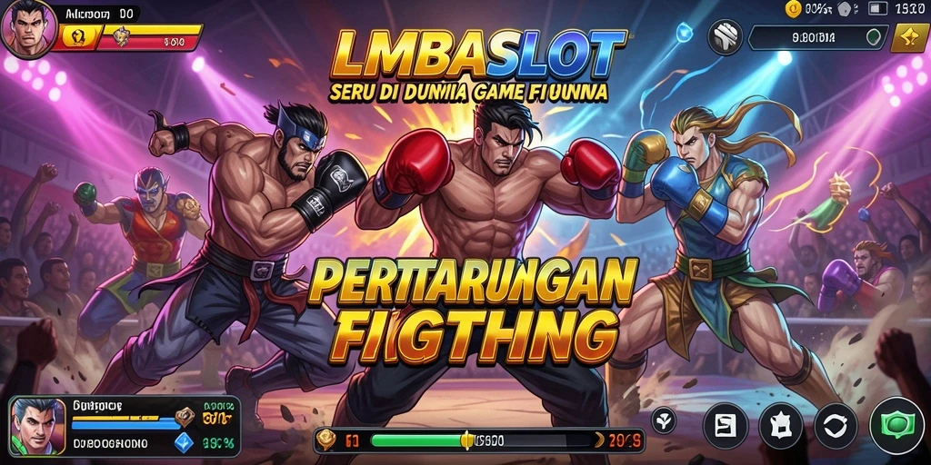 Tangkapan layar menampilkan pertarungan mendebarkan dalam LMBASLOT.