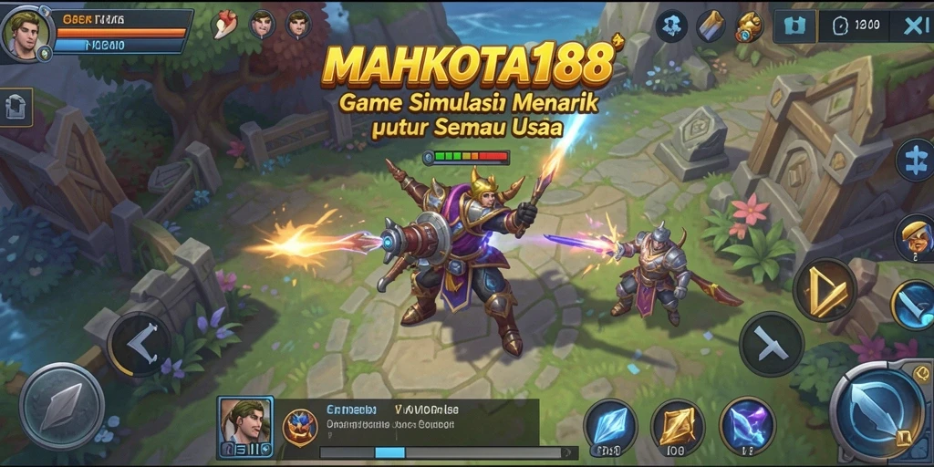 Tampilan gameplay <strong>MAHKOTA188</strong> yang menarik dan interaktif.
