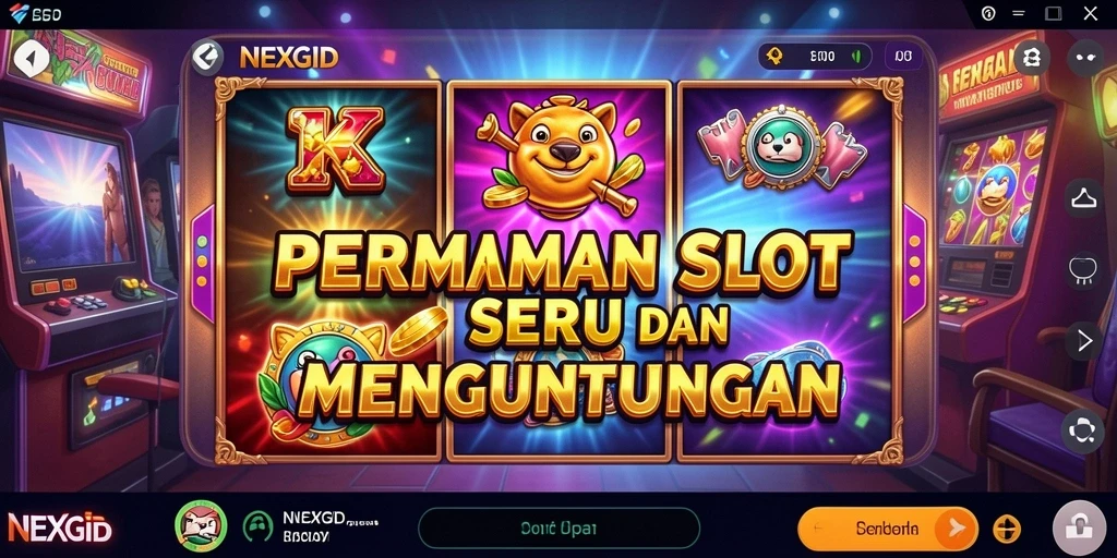 Tampilan menawan dari gameplay NEXGID di permainan Slot.