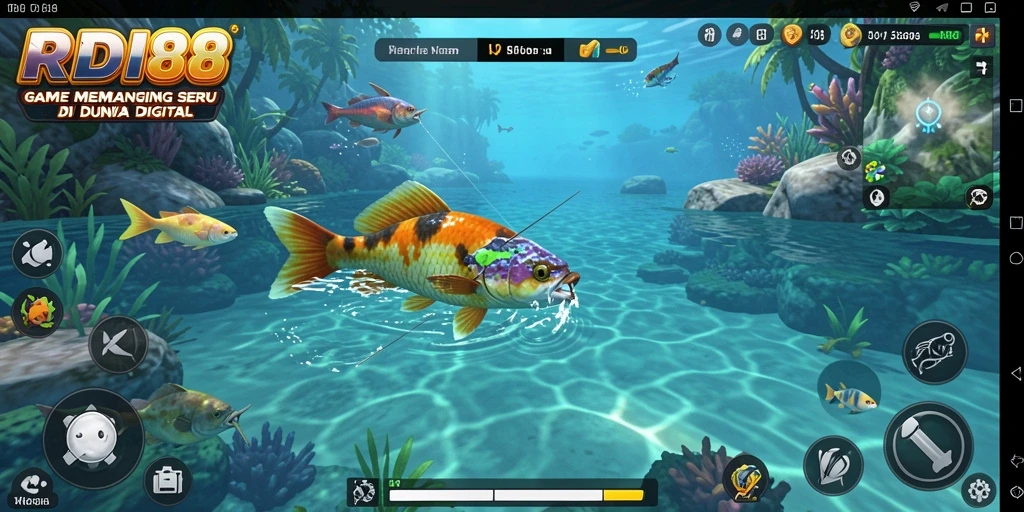 Tangkapan ikan besar dalam gameplay RDI88 yang menarik.